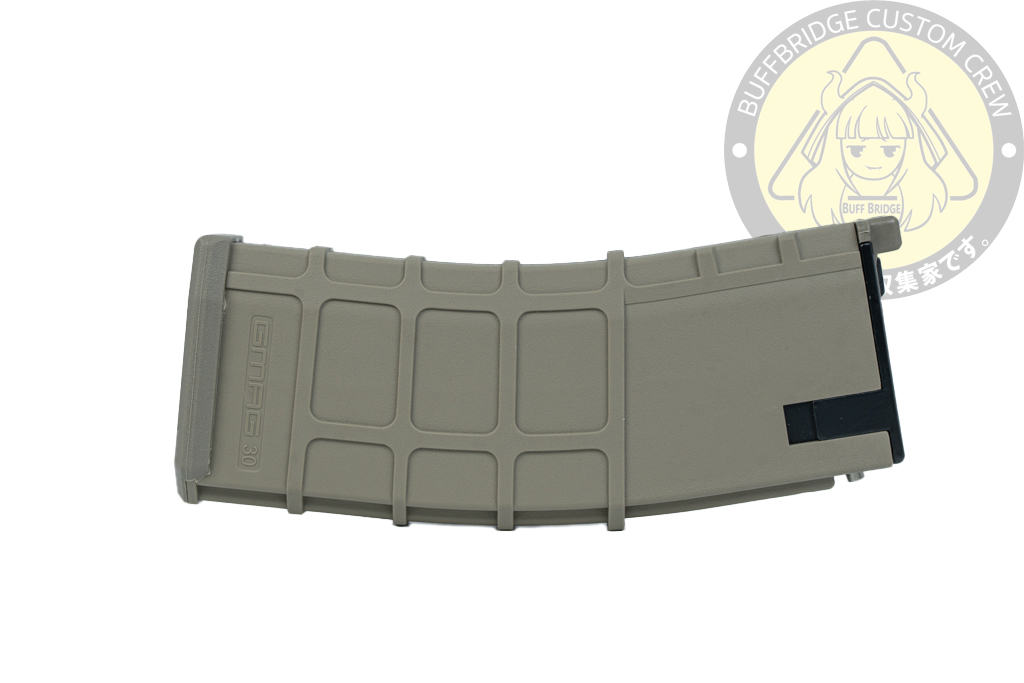 GHK : M4 GMAG Green Gas Magazine V3 (32 rounds, Compatible with G5) - TAN