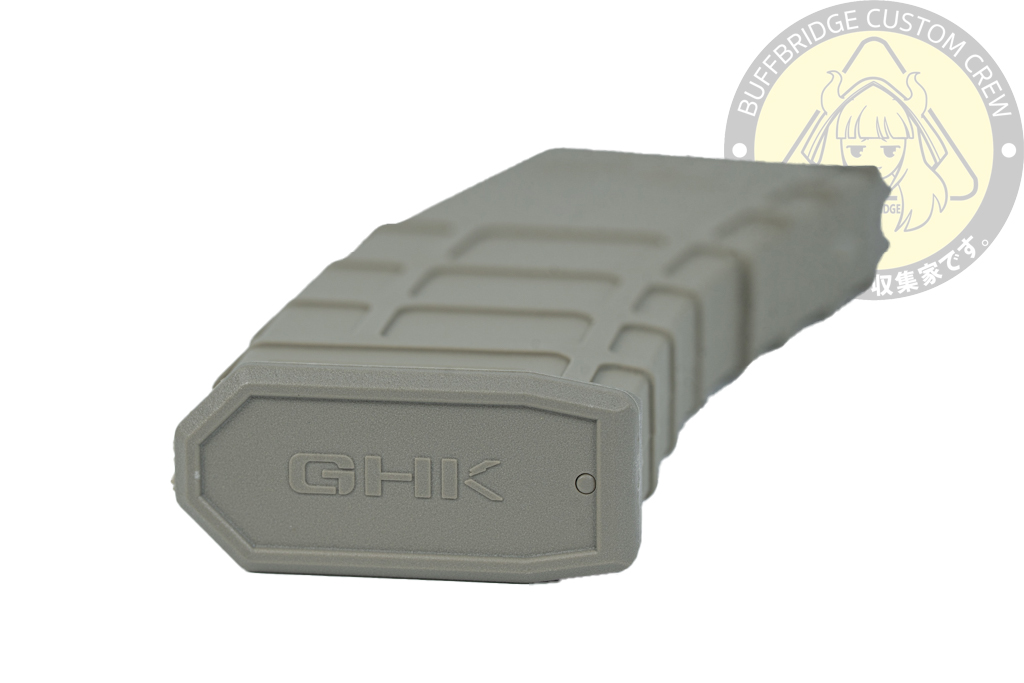 GHK : M4 GMAG Green Gas Magazine V3 (32 rounds, Compatible with G5) - TAN 4
