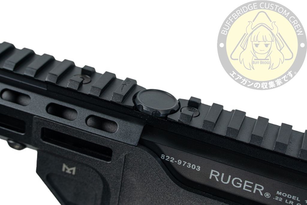 SEAL Airsoft : KC02 Ruger 10/22 VENDETTA Style Folding Stock GBB Airsoft w/ Suppressor (BK) 4