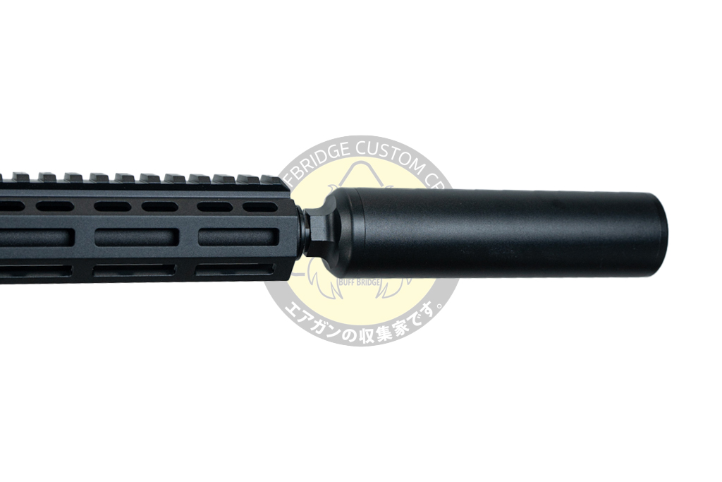 SEAL Airsoft : KC02 Ruger 10/22 VENDETTA Style Folding Stock GBB Airsoft w/ Suppressor (BK) 10