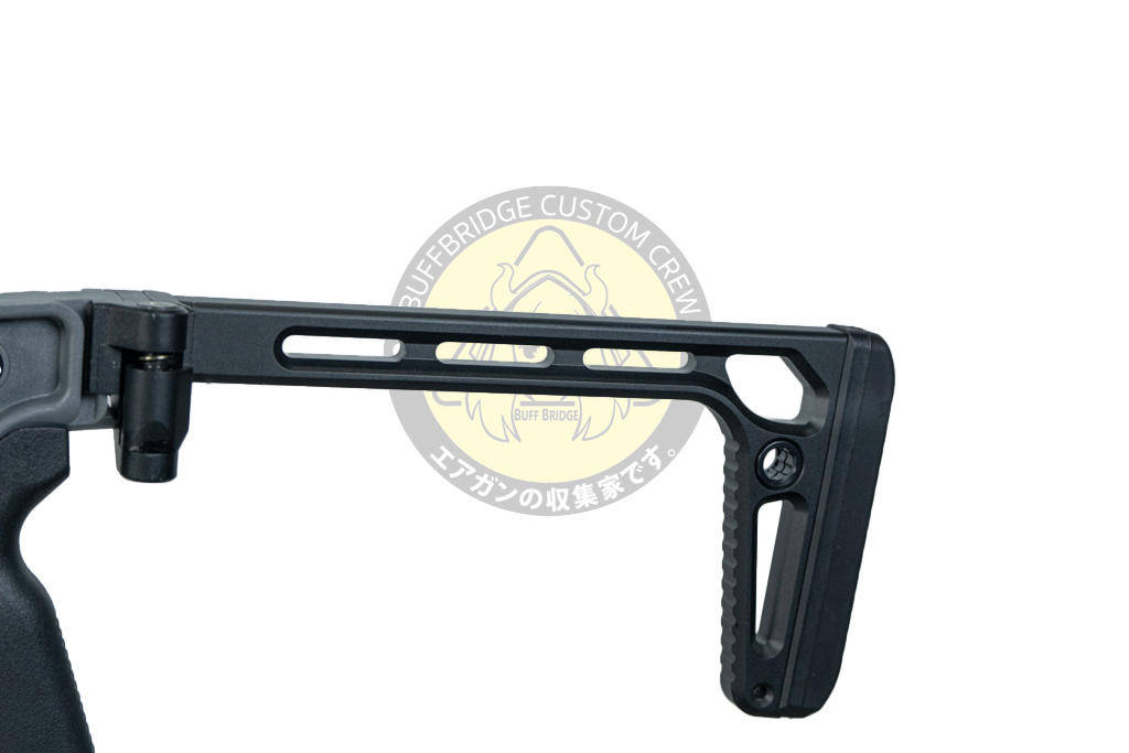 SEAL Airsoft : KC02 Ruger 10/22 VENDETTA Style Folding Stock GBB Airsoft W/ Suppressor (Grey) 5