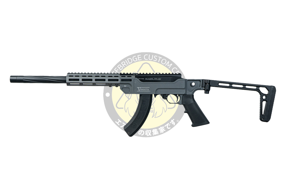 SEAL Airsoft : KC02 Ruger 10/22 VENDETTA Style Folding Stock GBB Airsoft (Gray)