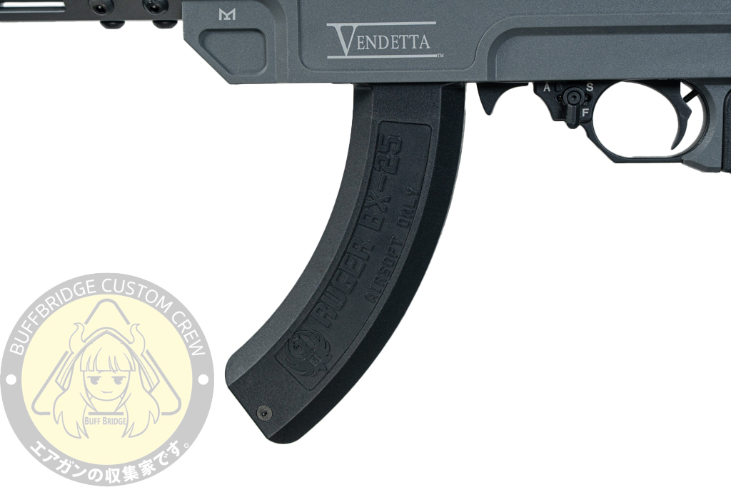 SEAL Airsoft : KC02 Ruger 10/22 VENDETTA Style Folding Stock GBB Airsoft (Gray) 3