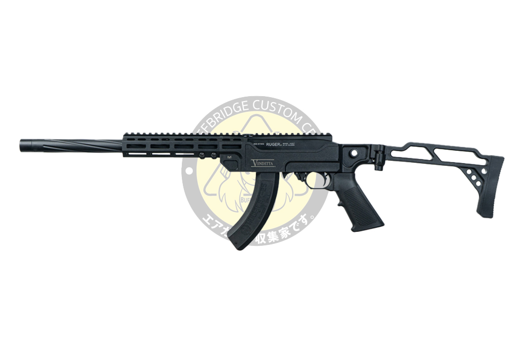 SEAL Airsoft : KC02 Ruger 10/22 VENDETTA Style Folding Stock GBB Airsoft (BK)