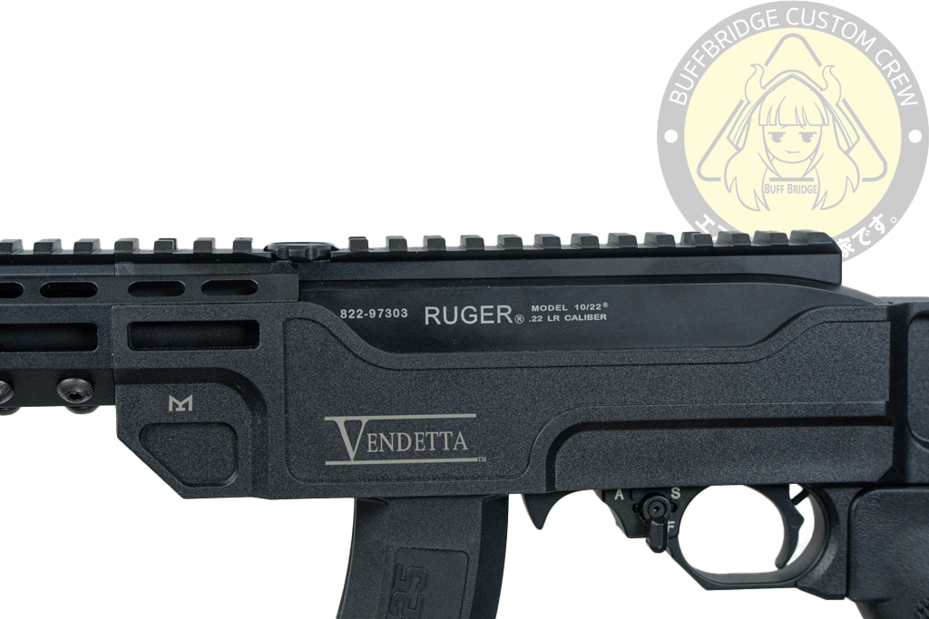 SEAL Airsoft : KC02 Ruger 10/22 VENDETTA Style Folding Stock GBB Airsoft (BK) 3