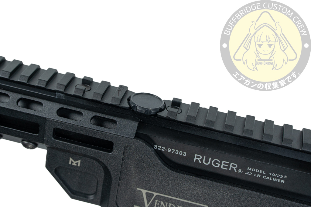 SEAL Airsoft : KC02 Ruger 10/22 VENDETTA Style Folding Stock GBB Airsoft (BK) 7