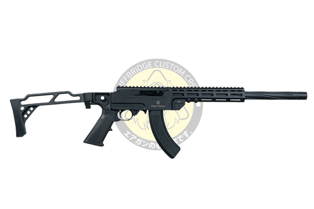 SEAL Airsoft : KC02 Ruger 10/22 VENDETTA Style Folding Stock GBB Airsoft (BK) 8