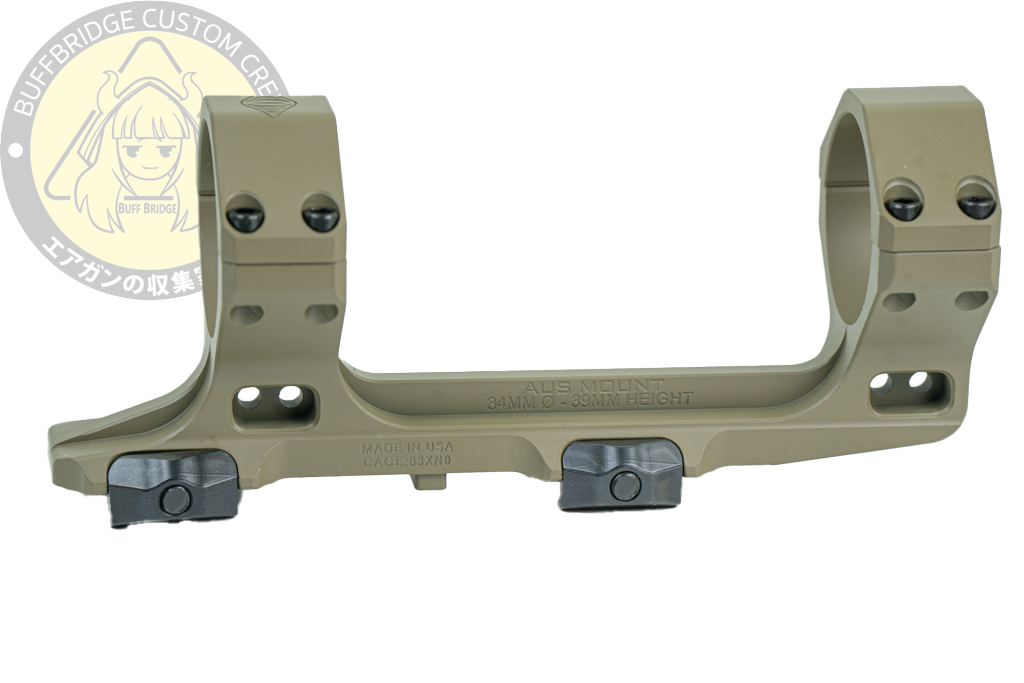 Angry Gun : AUS Style 34mm 1.54" Scope Mount FDE 4