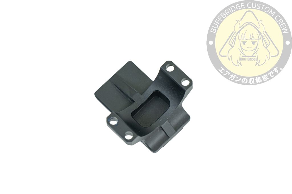 Angry Gun : AUS Style ROF-90 Type ACRO Spec Optic Mount For AUS Style 34mm 1.54" Scope Mount BK 3