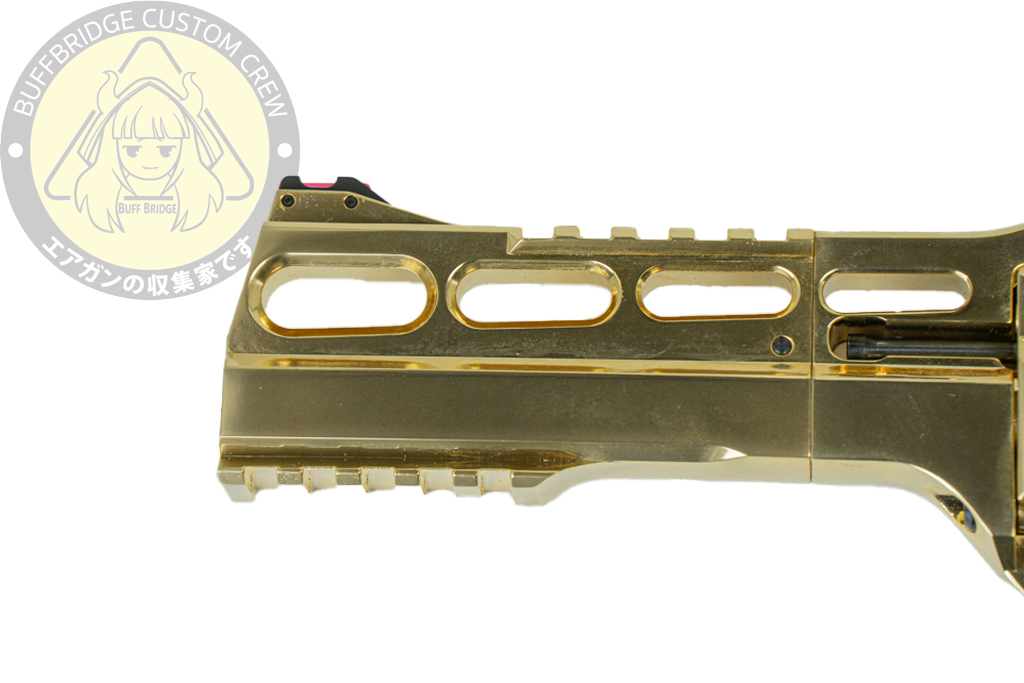 BO Manufacture : Chiappa Rhino 60DS .357 Magnum Style Airsoft Revolver (CO2) - Gold 18K (Limited Edition) 2