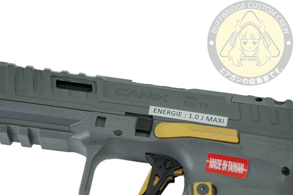 CYBERGUN : CANIK SFx RIVAL GBB Airsoft - EMG Licensed - Grey 3