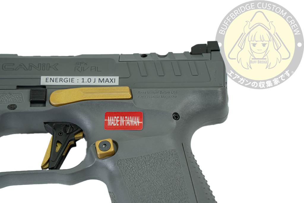 CYBERGUN : CANIK SFx RIVAL GBB Airsoft - EMG Licensed - Grey 5