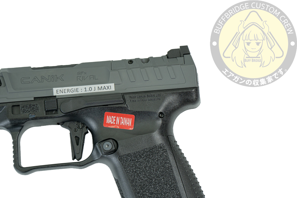 CYBERGUN : CANIK SFx RIVAL GBB Airsoft - EMG Licensed - Black+Grey 3
