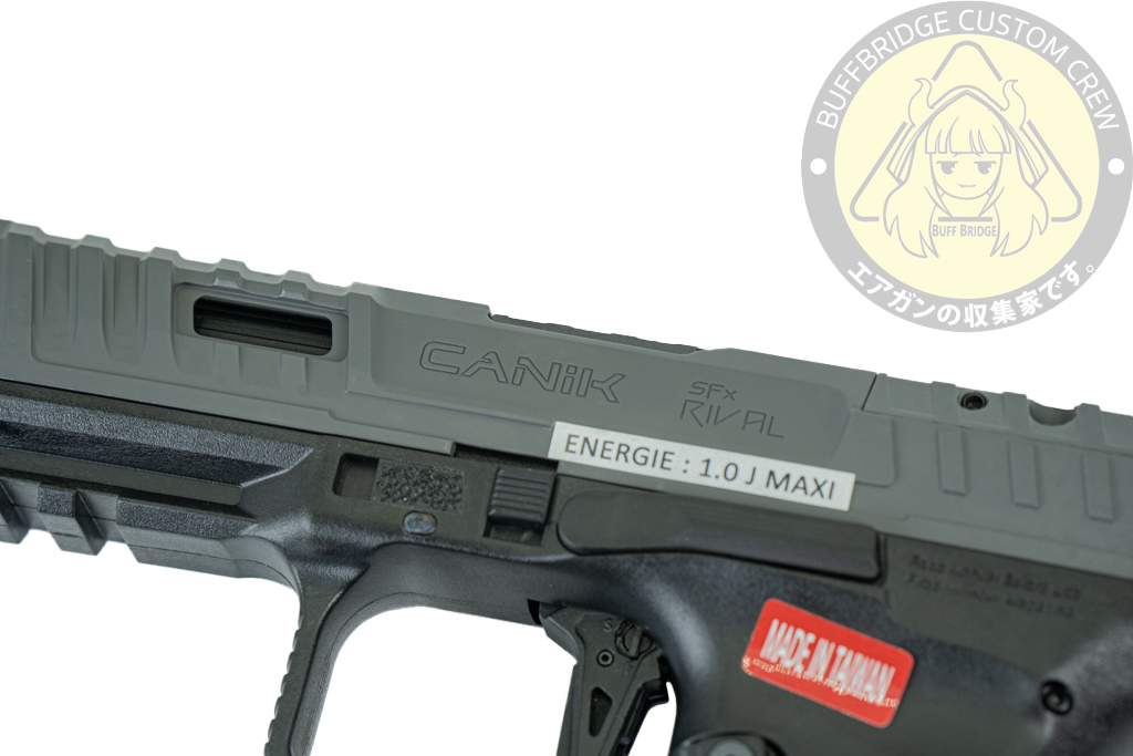 CYBERGUN : CANIK SFx RIVAL GBB Airsoft - EMG Licensed - Black+Grey 5
