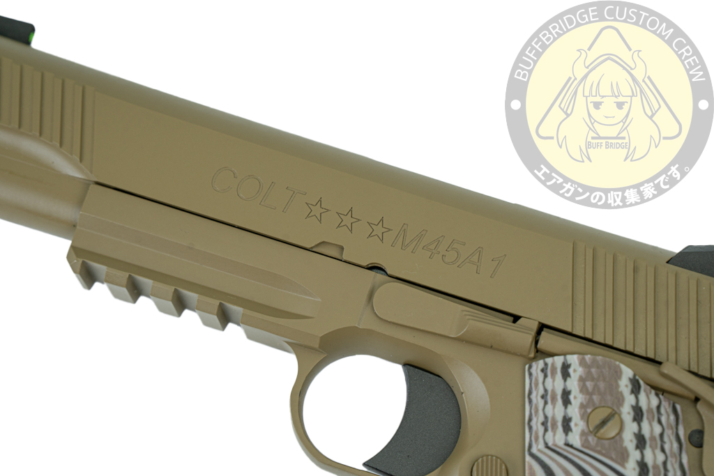EMG/T8 R48 Colt 1911 Combat Unit GBB - FDE 4