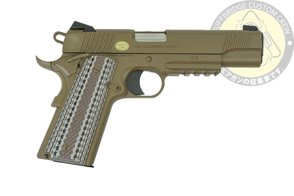 EMG/T8 R48 Colt 1911 Combat Unit GBB - FDE 5