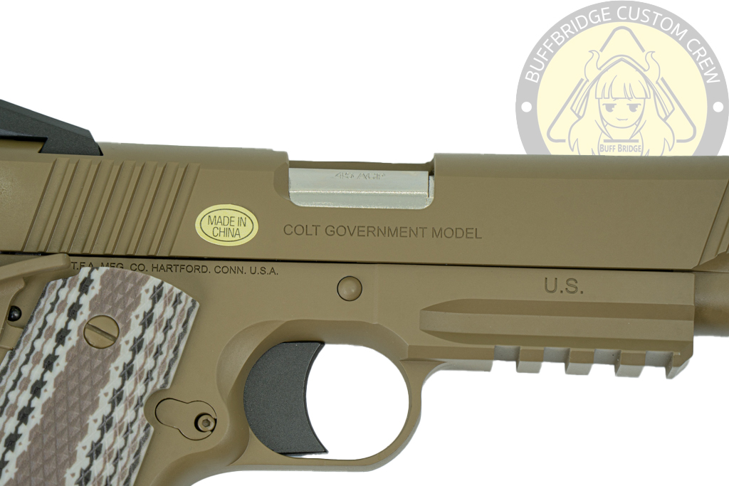 EMG/T8 R48 Colt 1911 Combat Unit GBB - FDE 6
