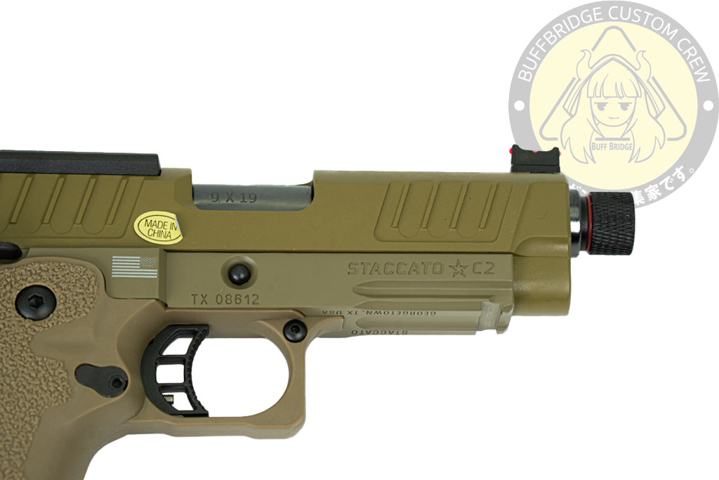 T8 & Army : Staccato C2 with Thread (FDE) 9