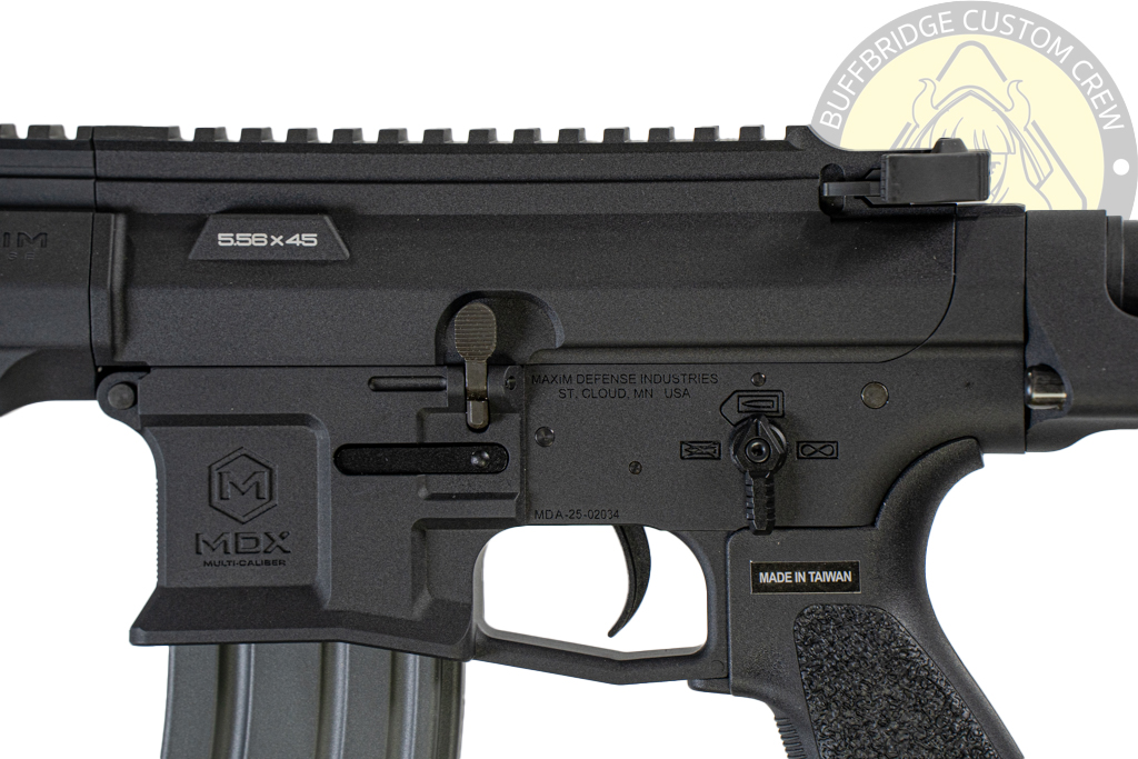VFC : PDX-SD Electric Airsoft ( AEG / GATE Aster ) - MAXIM DEFENSE Licensed - Black 2