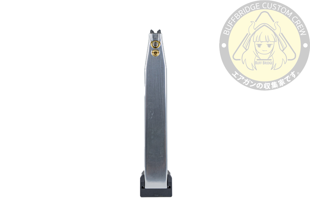TTI AIRSOFT : 40Rds CNC Aluminum Lightweight Hi-Capa Gas Airsoft Magazine -SILVER 4