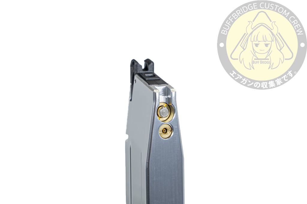 TTI AIRSOFT : 40Rds CNC Aluminum Lightweight Hi-Capa Gas Airsoft Magazine -SILVER 5
