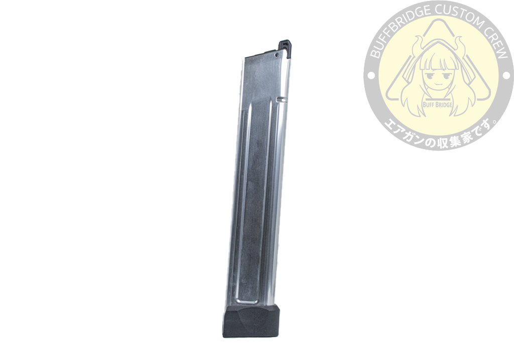 TTI AIRSOFT : 50Rds CNC Aluminum Lightweight Hi-Capa Gas Airsoft Magazine -Silver 6
