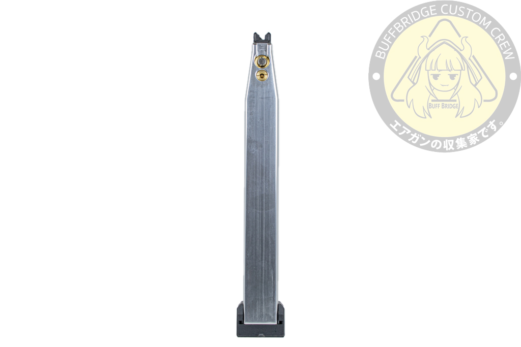 TTI AIRSOFT : 50Rds CNC Aluminum Lightweight Hi-Capa Gas Airsoft Magazine -Silver 8