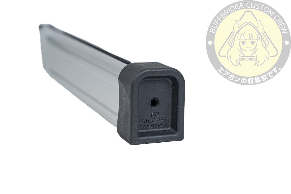 TTI AIRSOFT : 50Rds CNC Aluminum Lightweight Hi-Capa Gas Airsoft Magazine -Silver 11