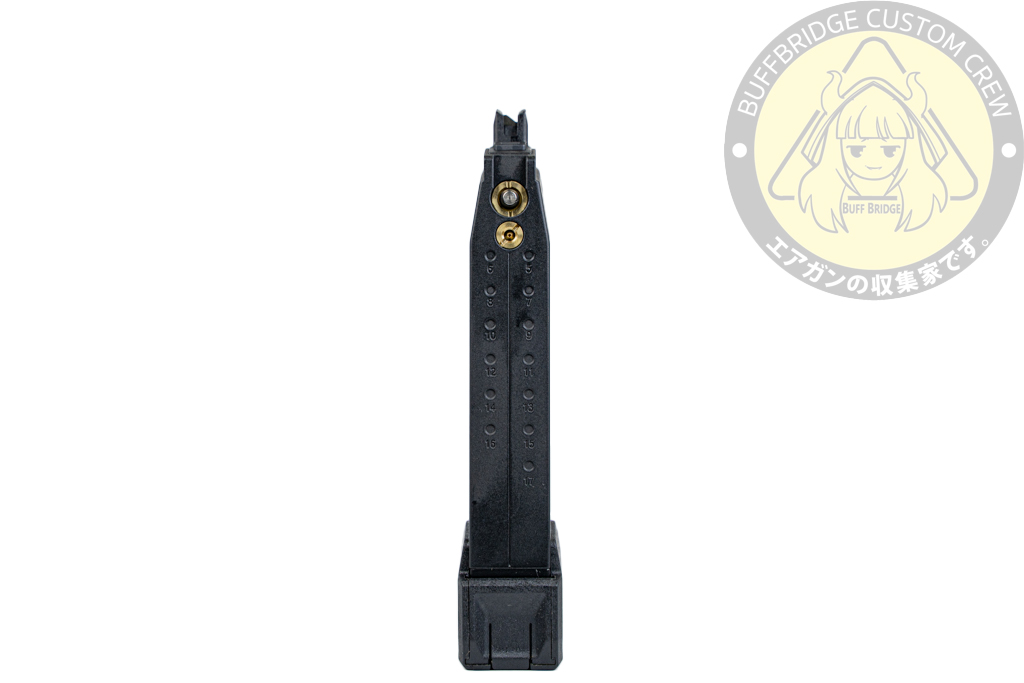 TTI AIRSOFT : 28Rds Lightweight Gas Airsoft Magazine for VFC M17 P320 GBBSeries - Black 4