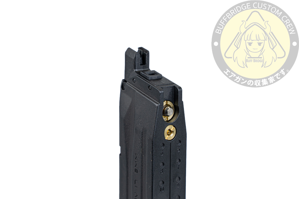 TTI AIRSOFT : 28Rds Lightweight Gas Airsoft Magazine for VFC M17 P320 GBBSeries - Black 5