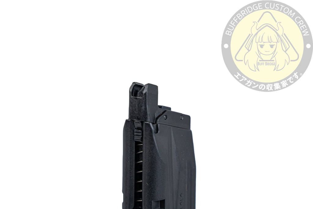 TTI AIRSOFT : 28Rds Lightweight Gas Airsoft Magazine for VFC M17 P320 GBBSeries - Black 6