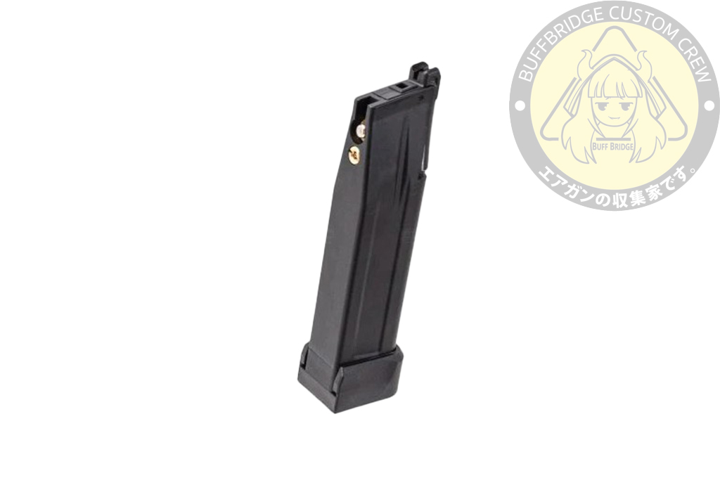 TTI AIRSOFT : 29Rds Aluminum Light-Weight Gas Airsoft Magazine for Marui Spec Hi-Capa GBB 2