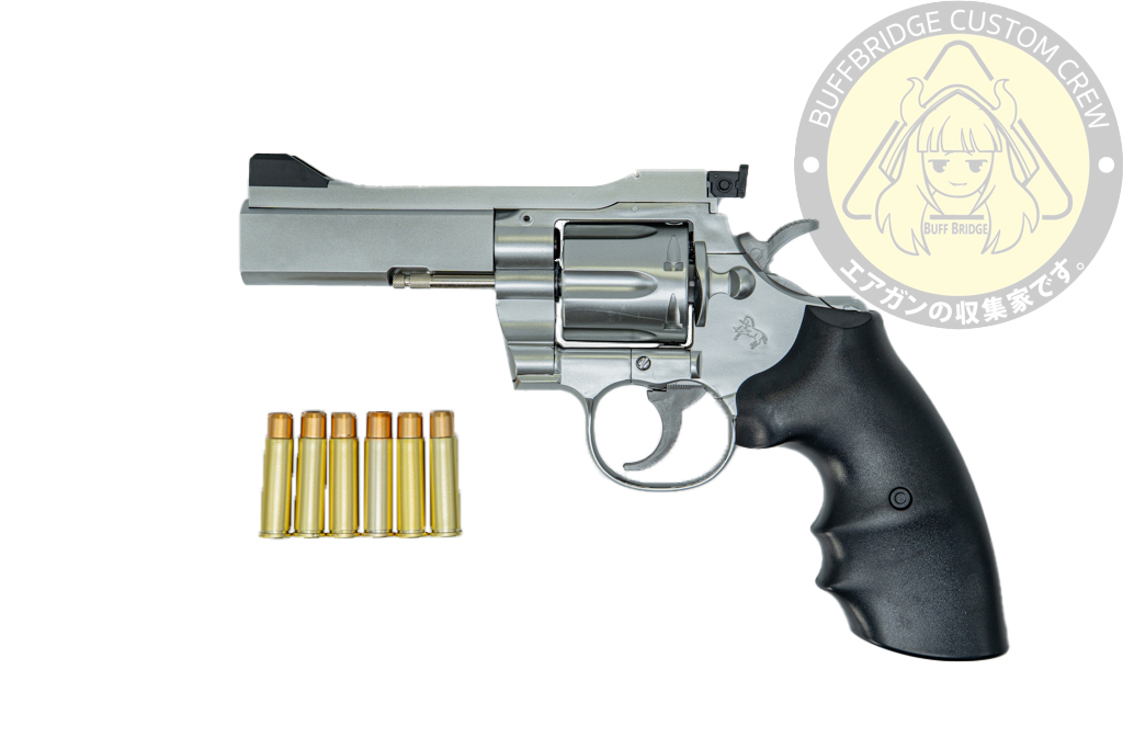 Tokyo Marui : Colt Python .357 Magnum PPC Custom 4-inch Stainless Steel Air Revolver