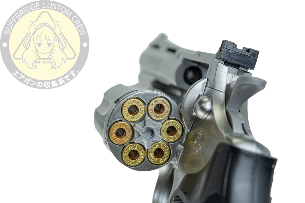 Tokyo Marui : Colt Python .357 Magnum 4-inch Stainless Steel Air Revolver 6
