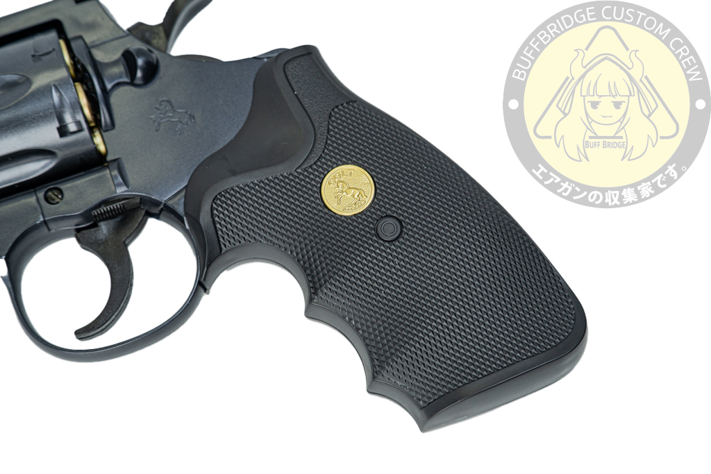 Tokyo Marui : Colt Python .357 Magnum 6-inch Black Air Revolver 3