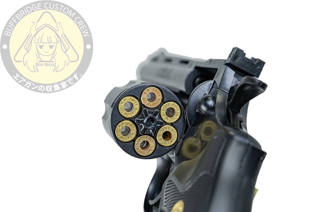 Tokyo Marui : Colt Python .357 Magnum 6-inch Black Air Revolver 6