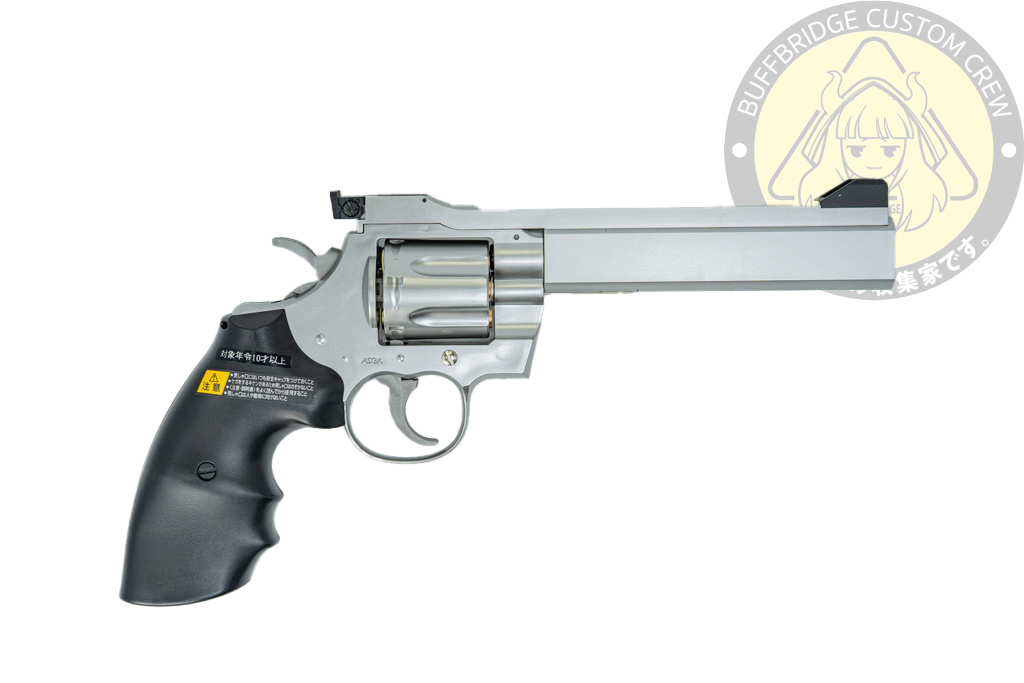 Tokyo Marui : Colt Python .357 Magnum PPC Custom 6-inch Stainless Steel Air Revolver 2