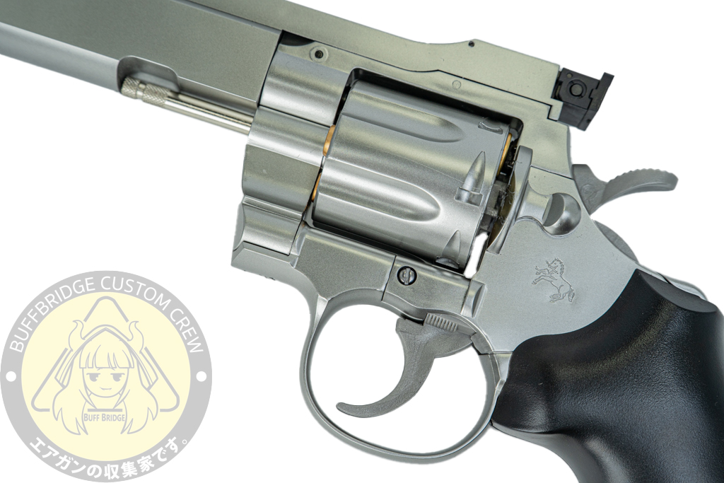Tokyo Marui : Colt Python .357 Magnum PPC Custom 6-inch Stainless Steel Air Revolver 4