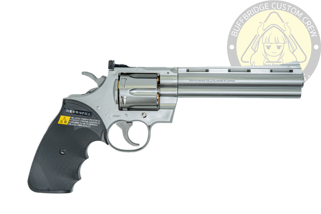 Tokyo Marui : Colt Python .357 Magnum 6-inch Stainless Steel Air Revolver 2