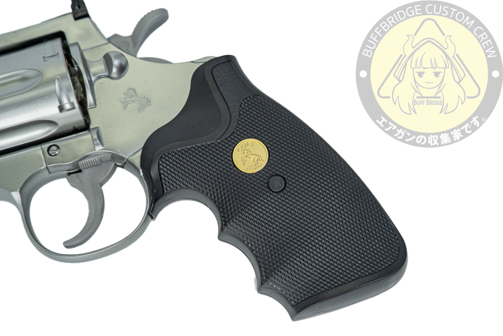 Tokyo Marui : Colt Python .357 Magnum 6-inch Stainless Steel Air Revolver 3