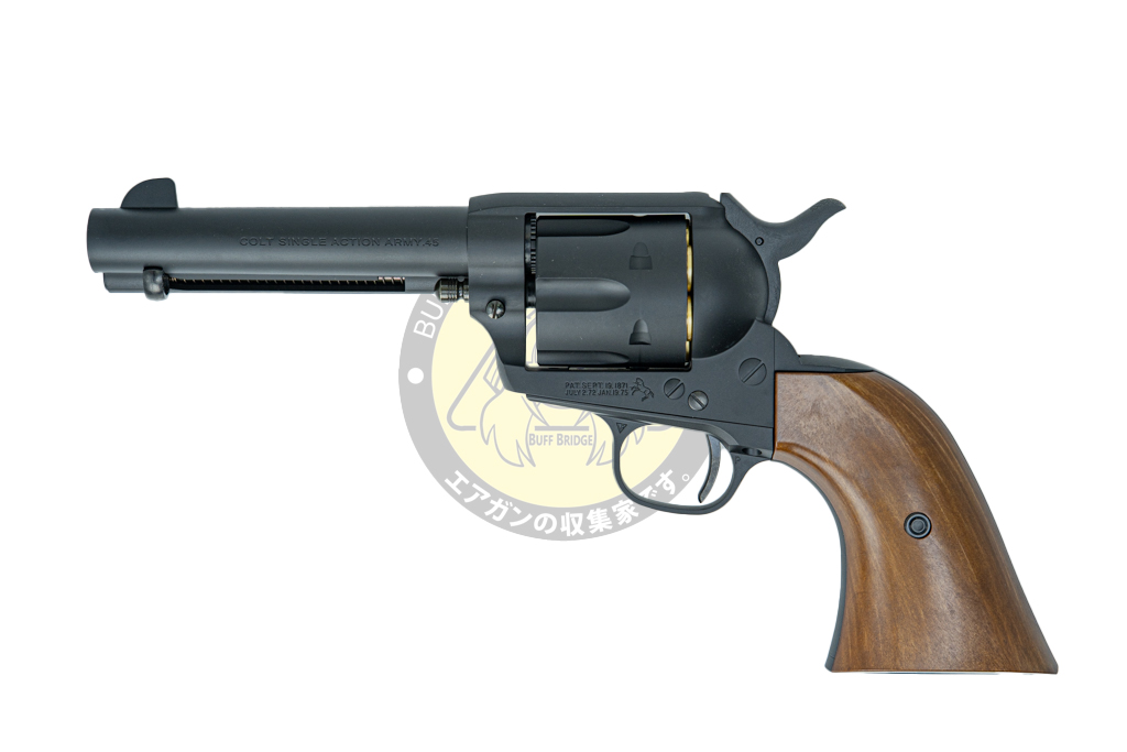 Tokyo Marui : SAA .45 Civilian 4 3/4 inch Black Air Revolver Pro 2