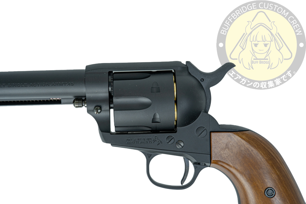 Tokyo Marui : SAA .45 Civilian 4 3/4 inch Black Air Revolver Pro 4