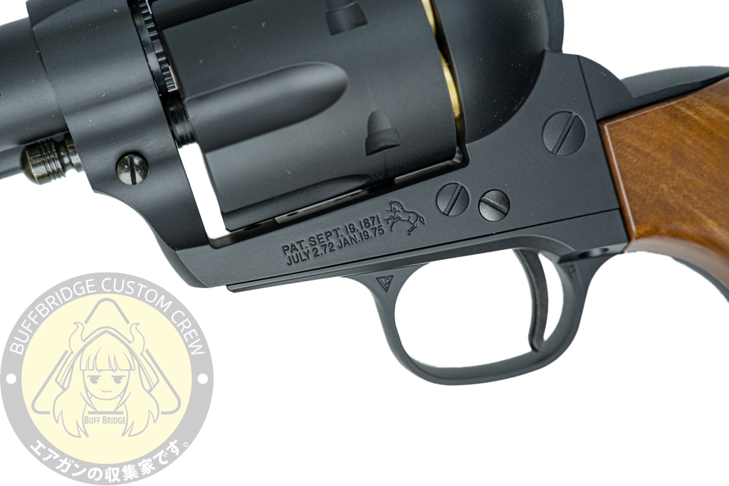 Tokyo Marui : SAA .45 Civilian 4 3/4 inch Black Air Revolver Pro 6