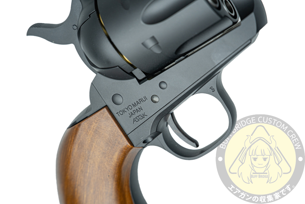 Tokyo Marui : SAA .45 Civilian 4 3/4 inch Black Air Revolver Pro 8