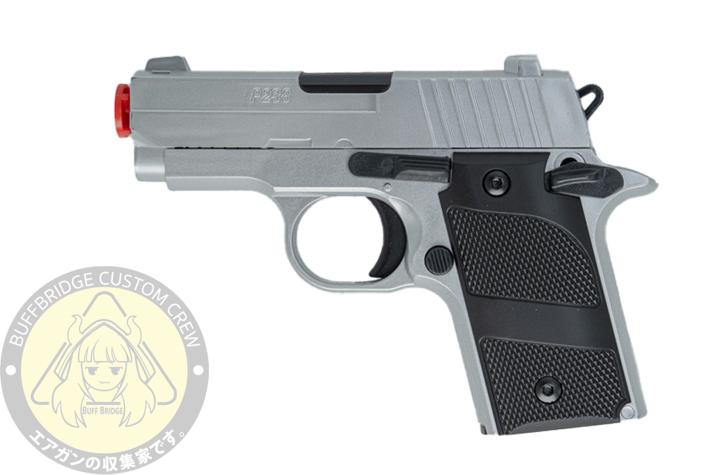 Crown Model : P238 Silver Micro Compact High-Rank Air Cocking Handgun