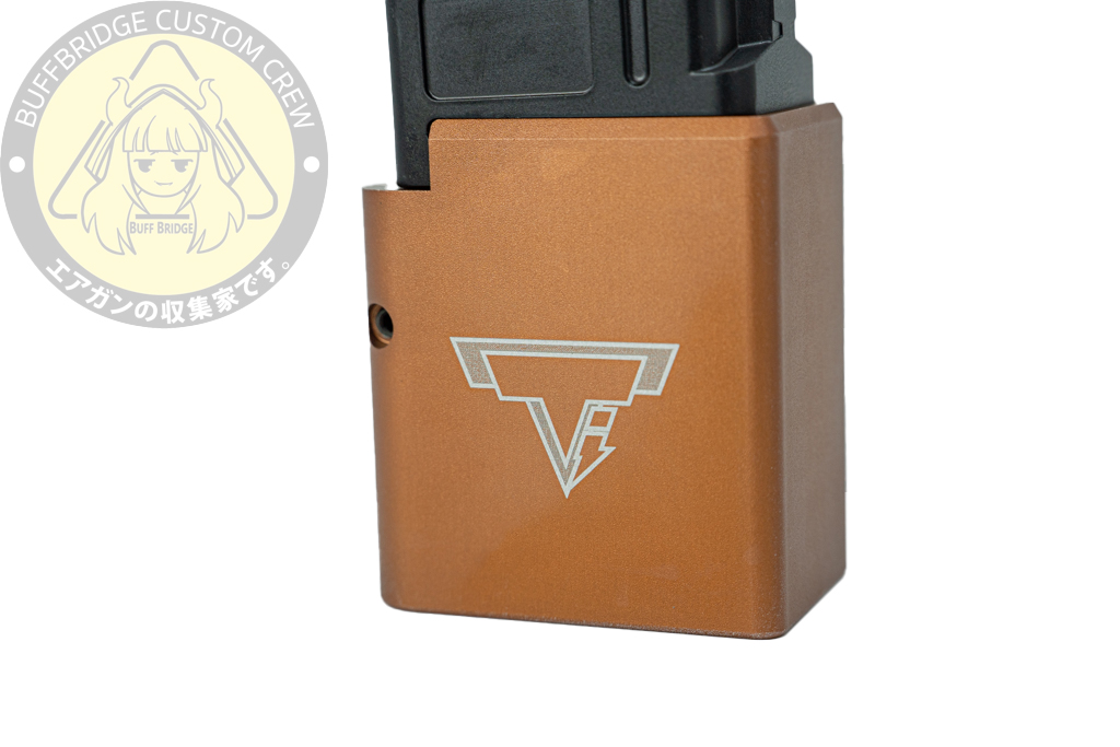 STRATOS X TTI JW3 MPX CNC Extension Base Pad 30rds Gas GBB Magazine (Coyote Bronze) 7