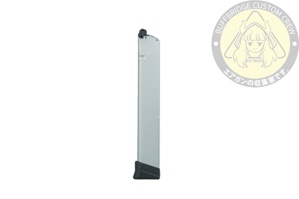 TTI AIRSOFT : 50Rds Aluminum Light Weight Airsoft Magazine for G-Series Silver